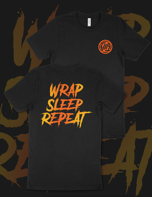 Wrap Sleep Repeat Shirt New Yellow/Orange